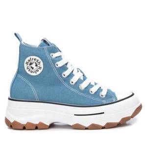 NEW XTI women's canvas ankle boots in jeans
